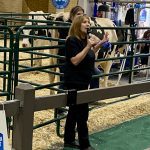 A new larger Dairy Farmers of Ontario display included the usual milking displays, but featured a milkhouse and free stalls.