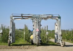 Tracking spraying in high value crops can help with efficiency.