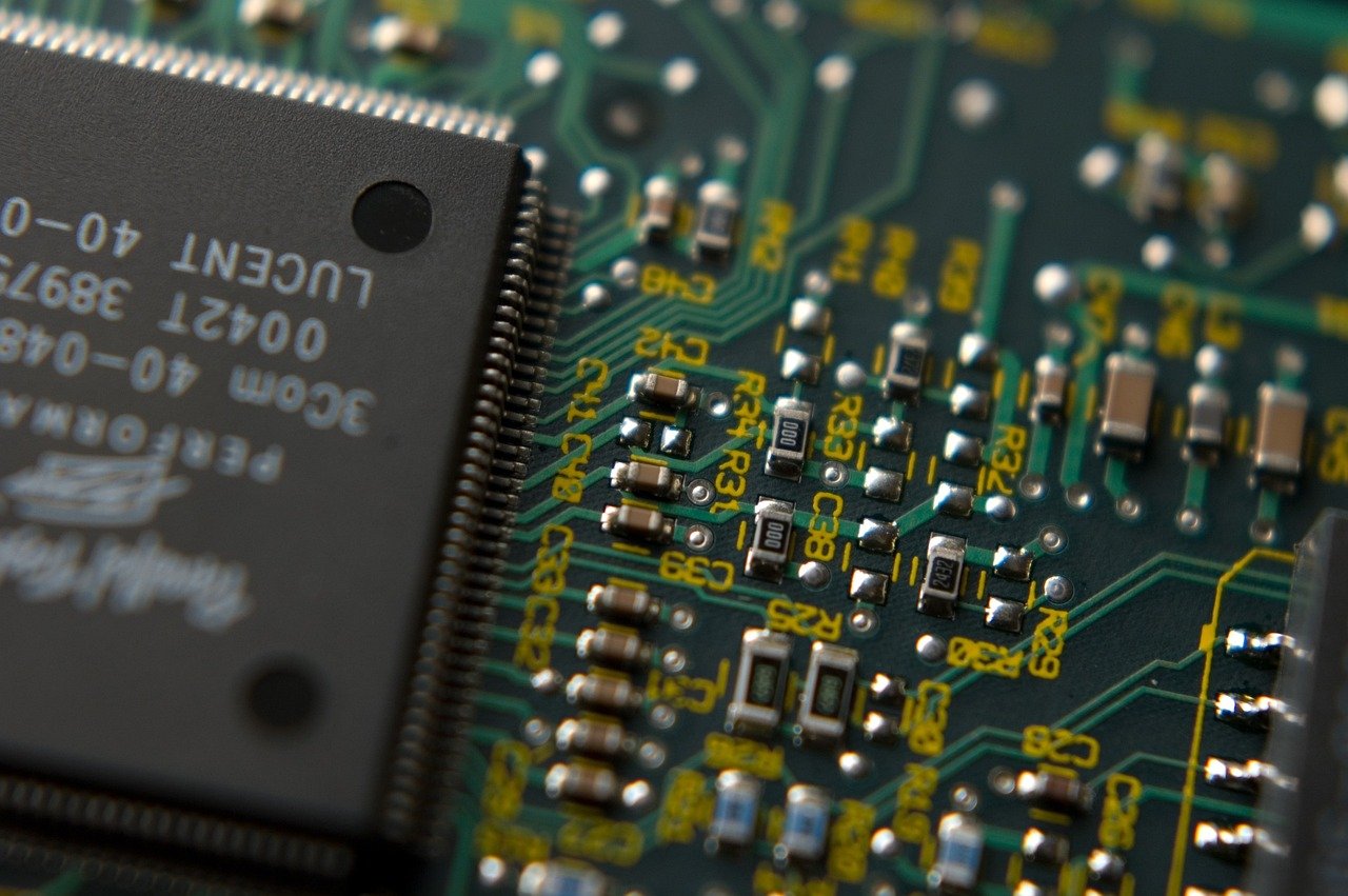 A file photo of a semiconductor.