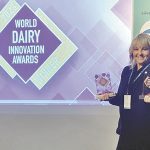DFC Chief Marketing Officer Pamela Nalewajek at the World Dairy Innovation Awards.