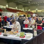 Chefs cook their best pork for the Taste the Best pork sampling.