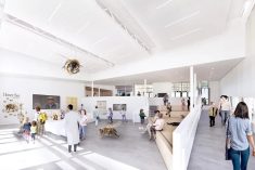 An artist’s rendering of the interior of the new HBRC.