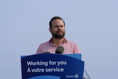 David Piccini, Minister of the Environment, Conservation and Parks.