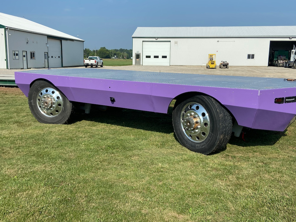 Autonomous platform for delivery: This platform, developed with off-the-shelf parts at the University of Waterloo, could be used by farmers to deliver crops to storage or processing.