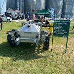 RoamIO: The Ontario-made Korechi RoamIO is being used in a project with SoilOptix to autonomously test soil and also to pull a row mower unit, which allows weeds and cover crops to be mowed in between rows of plants like soybeans.