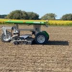 FarmDroid: The FarmDroid is working in the Holland Marsh, where the solar-powered, slow-moving unit has been planting and weeding onions.