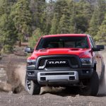 Press package photo of a 2016 Ram 1500 Rebel Crew Cab 4×4 pickup truck. (Stellantis North America)