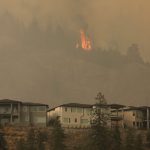 The McDougall Creek wildfire burns outside West Kelowna, B.C. on Aug. 18, 2023. (Photo: Reuters/Chris Helgren)