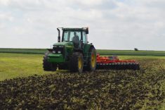 Ukrainian farmers who owned their own equipment were not at risk of missing crucial field work windows.  Photo: Ihor Pavliuk
