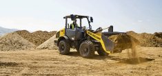 The W50 and W60C models are built on the smaller of two basic chassis sizes used in New Holland’s articulated loader line.