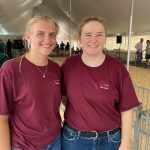 Kelly de Bruyn and Lauren Ball are members of the Oxford 4-H Swine Club and participated in the Bacon Maker Classic, which was back at the Ontario Pork Congress for the first time since 2019.