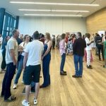 The reception allowed visitors a view of the South Saskatchewan River and to taste locally-sourced food from Hearth restaurant.