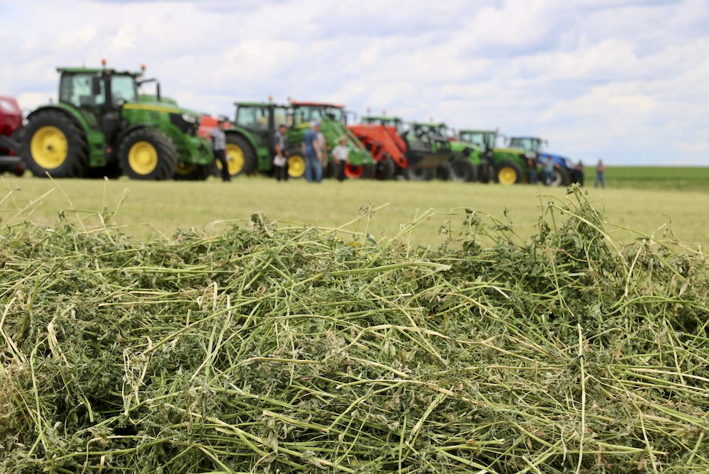 There were more than 30 pieces of equipment showcased at the Ontario Forage Expo, western edition, near Gorrie, Ont.