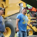 The ability to see quipment up close is a feature of the Ontario Forage Expo.