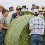 There were numerous young people taking in the Ontario Forage Expo, western edition, in Gorrie, Ont.