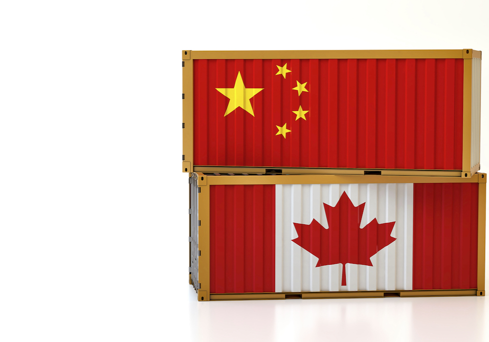 Canada supplies a small amount of China’s imports, and therefore has to pay some attention to managing Chinese importers as important customers.