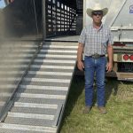 Doug Green is the inventor of the CowGo loading chute.