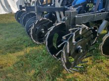 Strip tillage equipment, COFS 24. PHOTO: Jonah Grignon