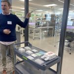 Tim Kelliher, head of Crop, Trait and Technology Discovery with Syngenta Seeds talks about how new genetic techologies are applied to seed selection during a recent tour at a Syngenta facility near Malta, Ill.