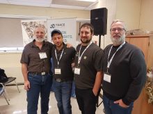 L to R: Jason Deveau, Tyler McBlain, Paul Delanghe, and Dan Petker. 