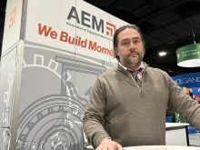 It’s a difficult time in America for lobbyists such as Kip Eideberg, who represents the Association of Equipment Manufacturers. The Trump administration is determined to impose tariffs on imports, regardless if it hurts industries like farm equipment manufacturers, Eideberg said at the Commodity Classic in Denver. Photo: Robert Arnason