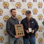 Lansdowne's George Webster accepted the SynAgri Award For the champion Ear Corn in the open and 4-H classes.