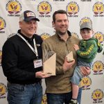 Craig Waddell from Carleton received the Champion Organic plaque.