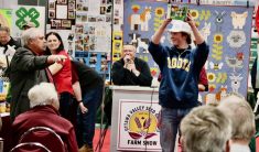 A toy tractor was up for auction at the Ottawa Valley Farm Show’s Seed Auction, which raised money for the Children’s Hospital of Eastern Ontario.