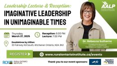 Imaginative leadership in unimaginable times