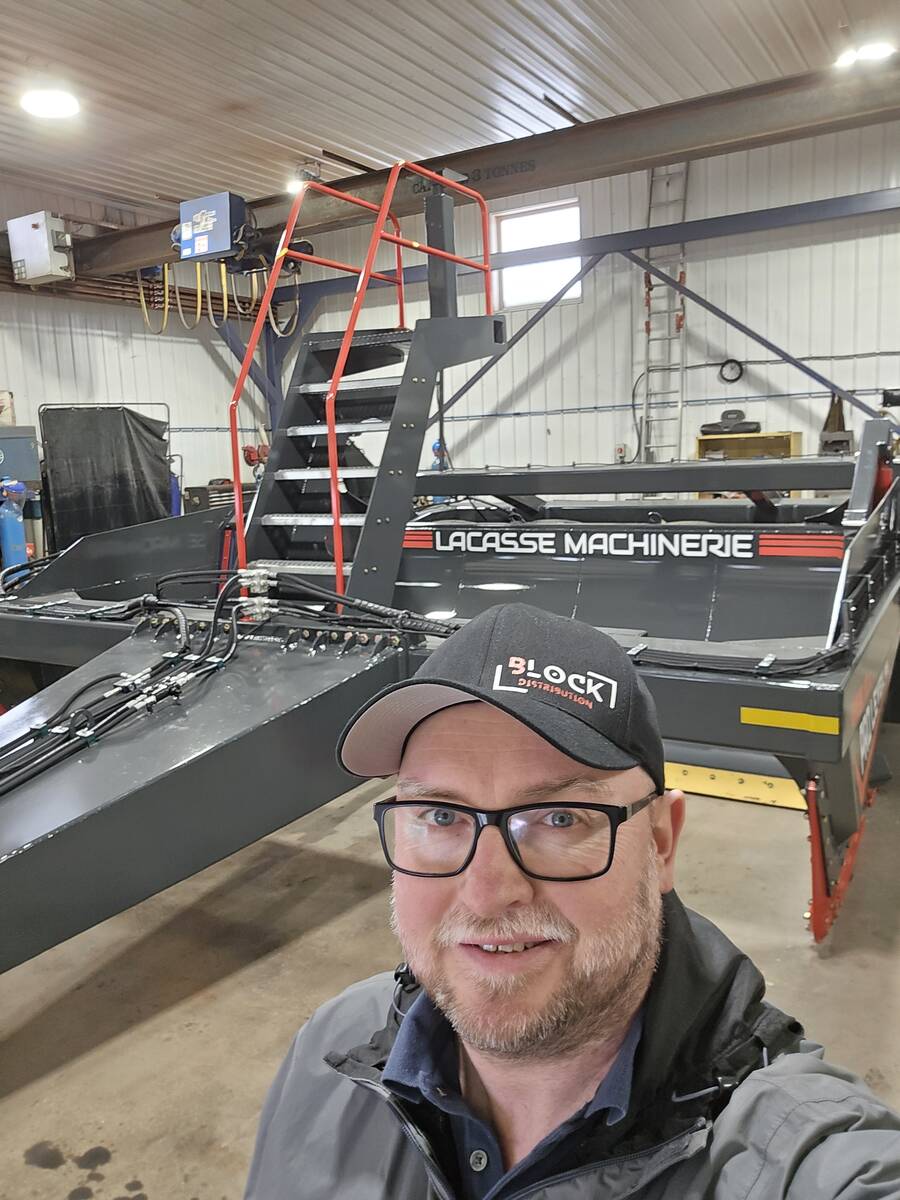 Pascal Bedard operates Block Distribution in Quebec, which distributes Lacasse Machinerie equipment across Canada.