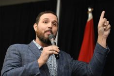 Damien Kurek resigned on June 17 to make way for Conservative leader Pierre Poilievre to run for his seat in the Alberta riding of Battle River-Crowfoot. Photo: Screencap via damienkurek.ca