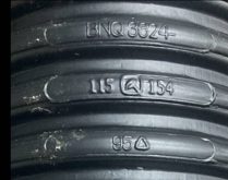 Tile drainage pipe showing BNQ certification. Photo: Courtesy Tony Kime