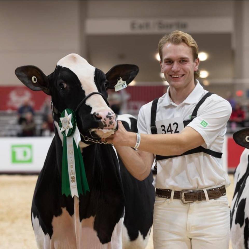 Robert Goodwill is shown with one of his 4-H heifers. Photo: Courtesy Rob Goodwill