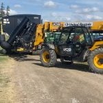 There was lots of equipment on the move in the week before Canada's Outdoor Farm Show. Photo: John Greig