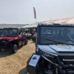 Kawasaki Canada's booth at Canada's Outdoor Farm Show 2025. Photo by Jonah Grignon
