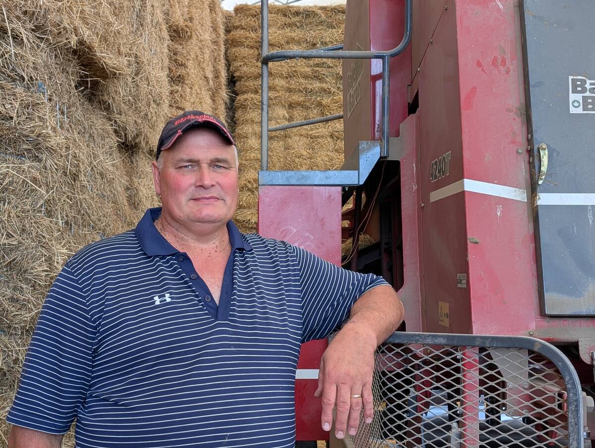 Peter Ruiter hosts regular tours of Blackrapids farm near Ottawa. Photo by Jonah Grignon