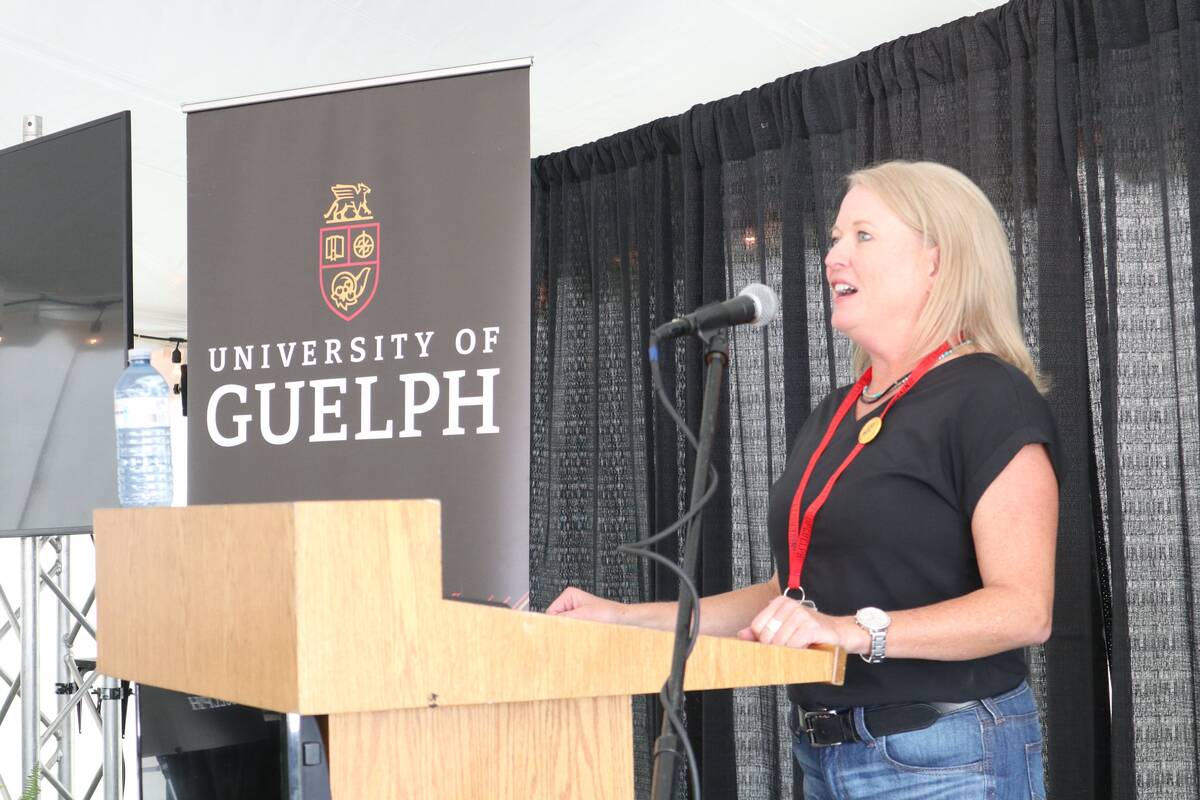 Jocelyn Smith, an assistant professor of field crop entomology at the University of Guelph, shared ongoing challenges facing farmers as pest-resistant crops continue to emerge in Ontario at Canada's Outdoor Farm Show.
