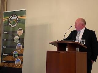 Grain Farmers of Ontario Chair Jeff Harrison
