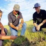 A 2019 field tour in western Manitoba highlighted soil health gains made through changes to on-farm practices. PHOTO: FILE