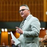 Minister of Agriculture and Agri-Food Heath MacDonald rises during Question Period in the House of Commons on Parliament Hill in Ottawa, Friday, June 20, 2025. Photo: Justin Tang/The Canadian Press via ZUMA Press