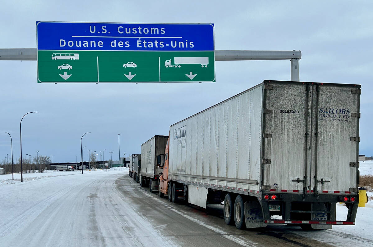 Canada/U.S. border crossing at Emerson, Man. | Robert Arnason photo