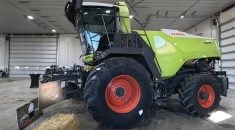 Claas combine - recropped image