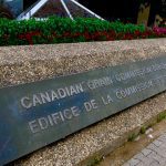 A nameplate outside the Canadian Grain Commission building in downtown Winnipeg. (Dave Bedard photo)
