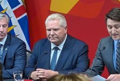 Picture of Doug Ford at Jan. 15 First Ministers' meeting. Photo: Credit