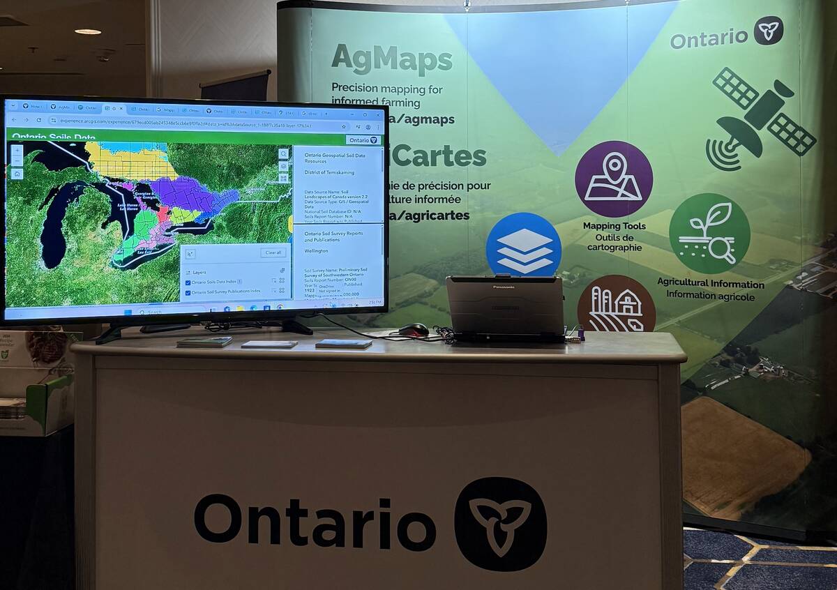 The Ontario Ministry of Agriculture, Food and Agribusiness (OMAFA) officially launched the Ontario Soils GeoHub, a free, online one-stop soil data platform. OMAFA Contributed photo