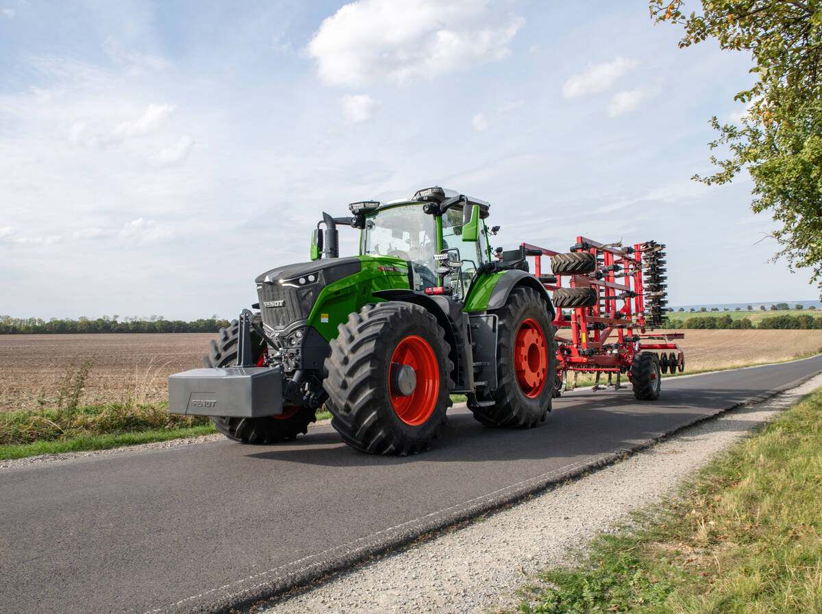 Fendt unveiled its 1000 Vario Gen4 tractor last year at the Farm Progress Show in Illinois. Photo: Agco