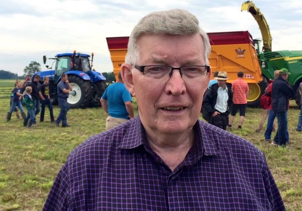 Ray Robertson boosted the hay sector’s profile and furthered its economic interests during his 25 years with the Ontario Forage Council. Photo: File